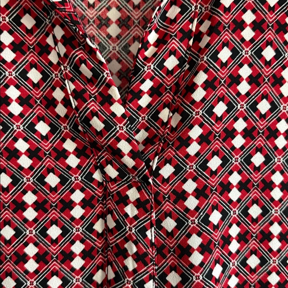 Dana Buchman red top L - Picture 6 of 6